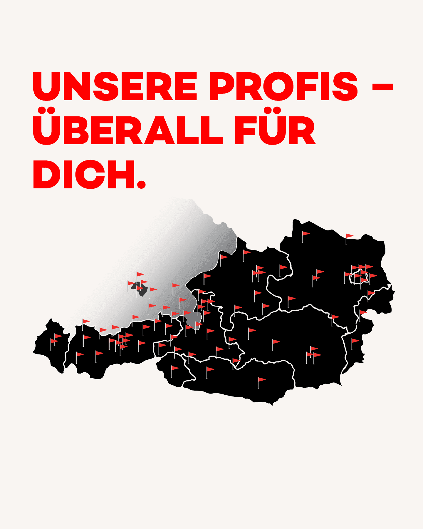 Da, wo du uns brauchst.